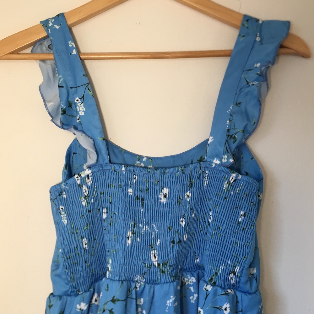 NWT Show Me Your Mumu Floral Gemini Blue Floral Jumpsuit - Picture 5 of 10